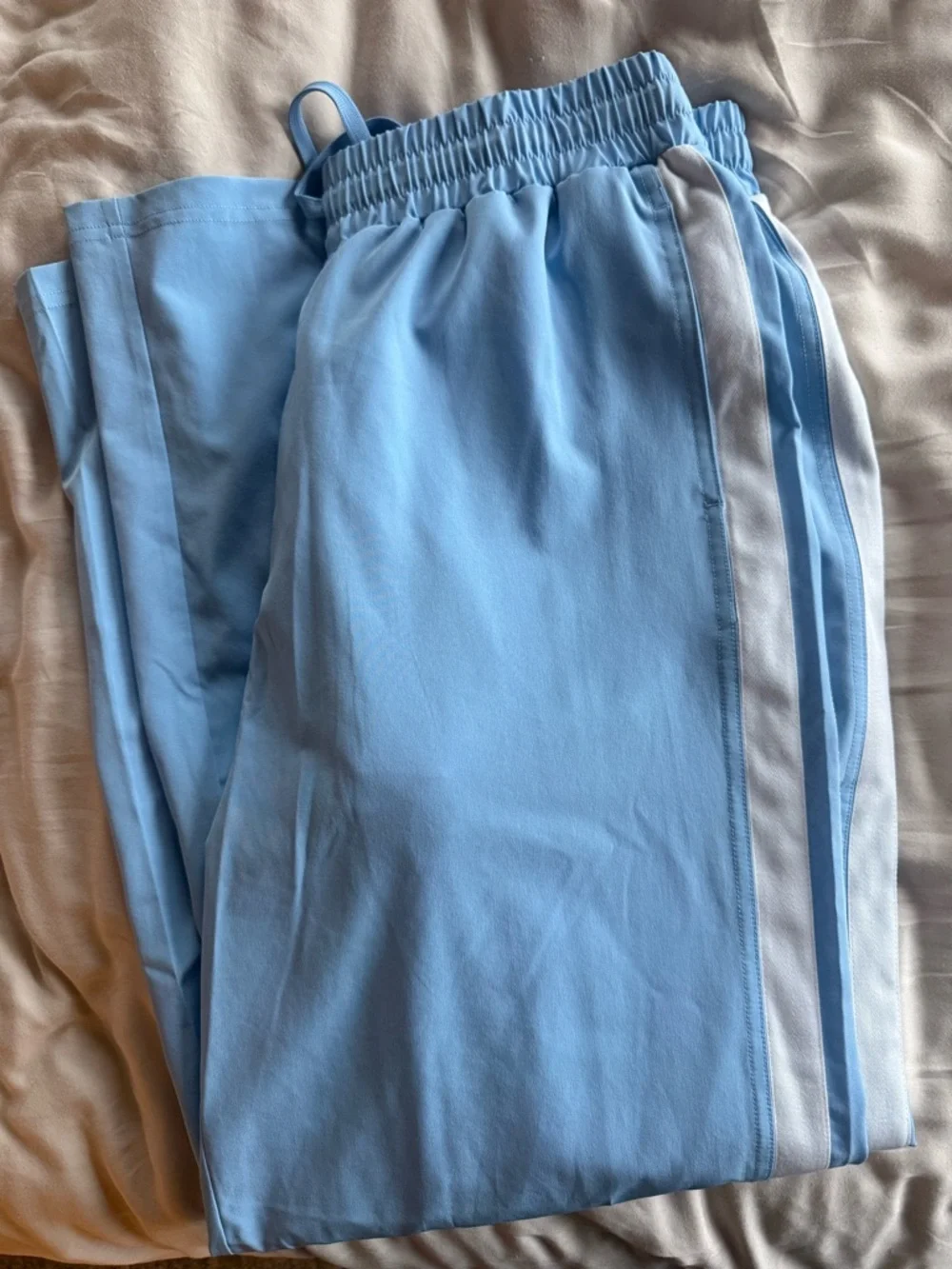 JOY LAB Light Blue Women's Lounge Pants - Relaxed Drawstring Sweatpants - Picture 4 of 5